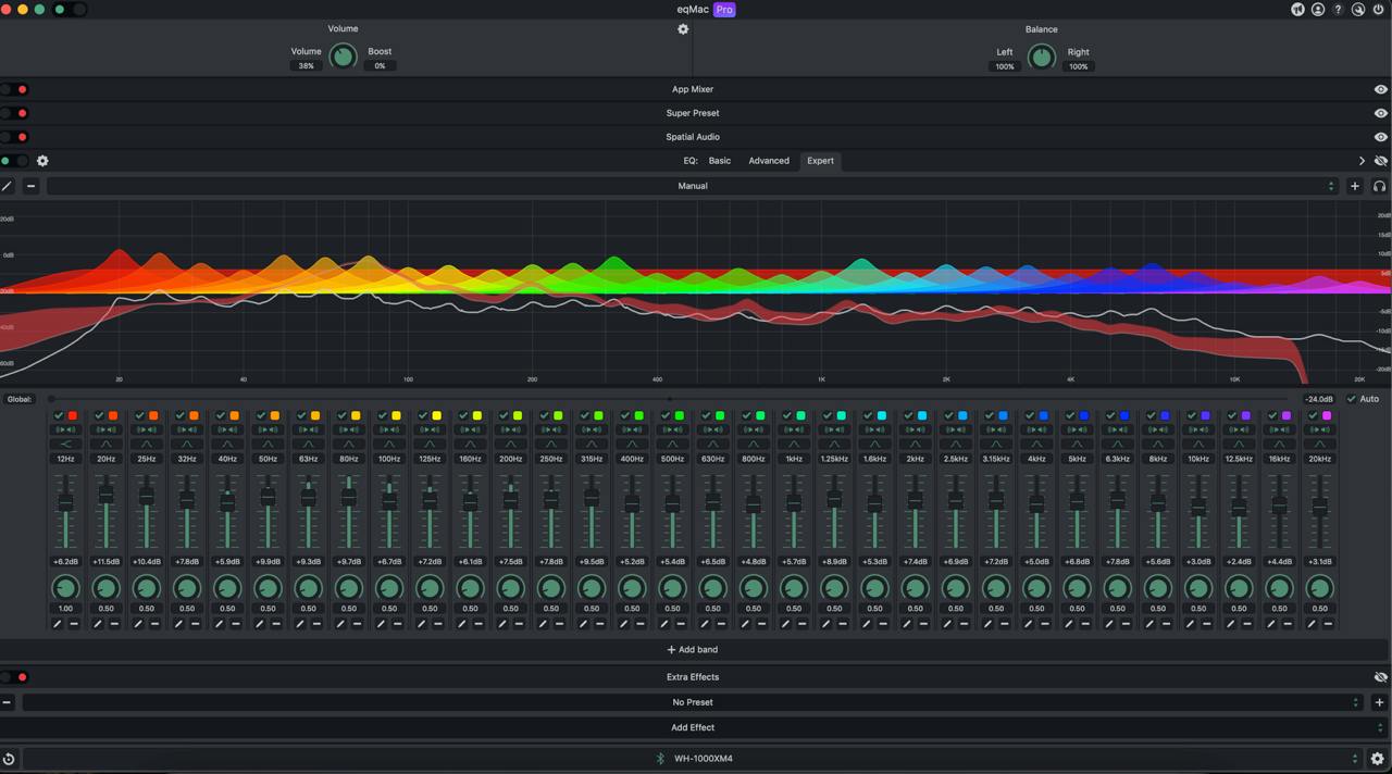 EQMac Pro Settings