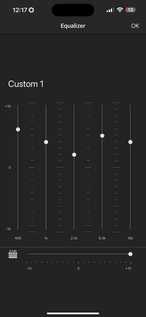 Sony Connect Settings